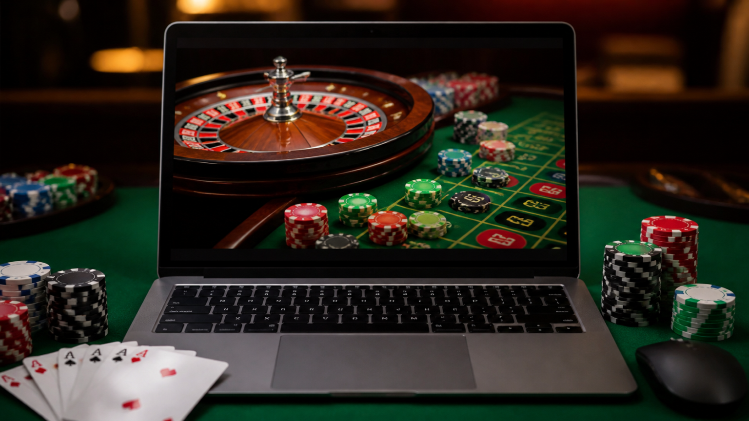 Hiểu rõ các dạng trò chơi trước khi tham gia: casino trực tuyến việt nam Giao diện trò chơi casino trực tuyến với bàn roulette và các chip chơi