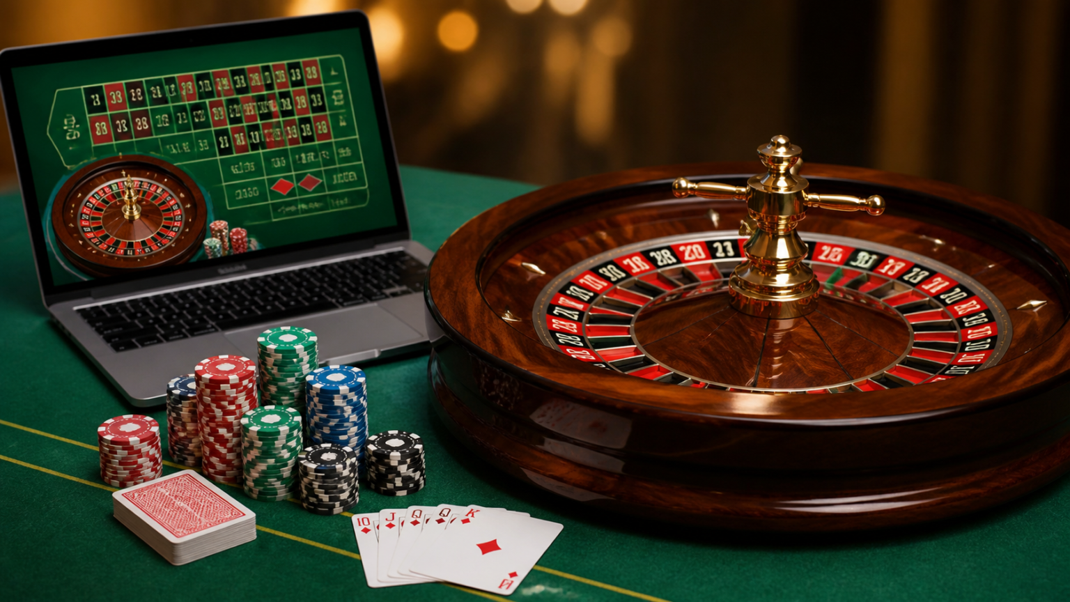 Online Betting Malaysia: A Practical Guide for Players Laptop and casino chips showing an online betting scene