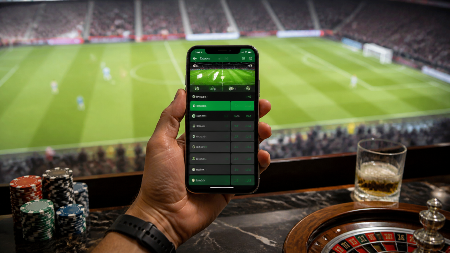 Online Sports Betting Malaysia: A Practical Guide for Readers Smartphone showing online sports betting in Malaysia